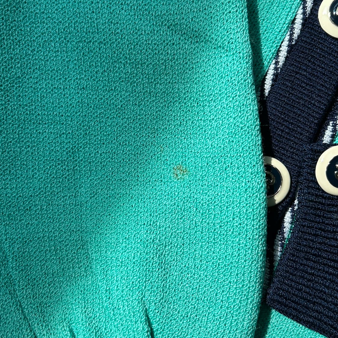 st. john 샌존 컬렉션 버튼 니트 그린 가디건 상품이미지5