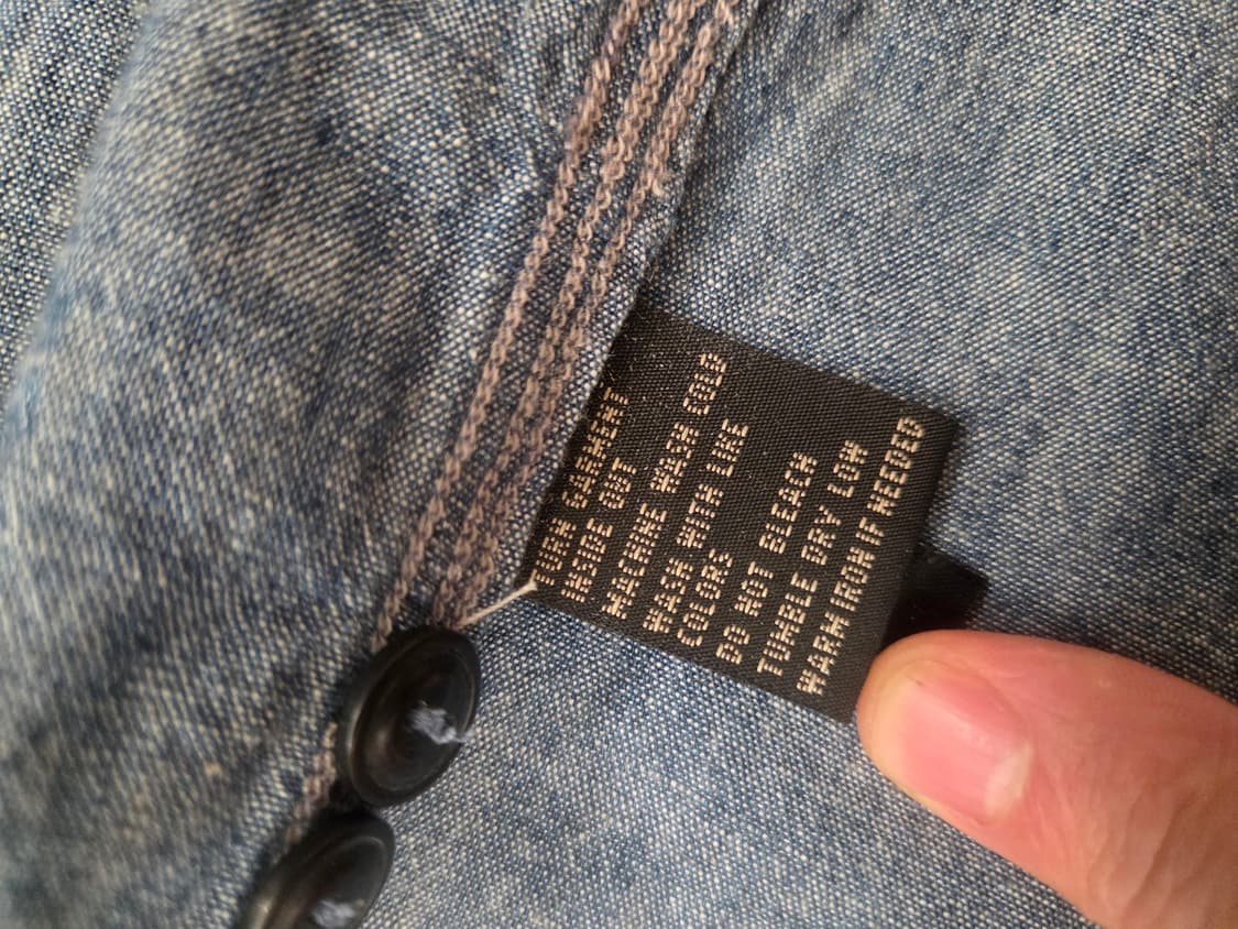 RRL 인디고 샴브레이 워크셔츠 상품이미지3