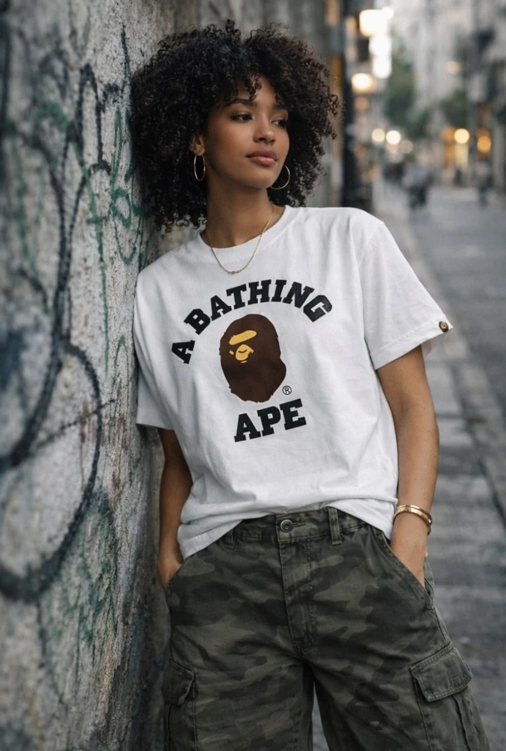 <특가>베이프 컬리지 로고 반팔티 (새상품) 상품이미지8