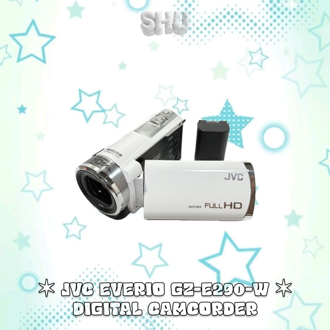 JVC GZ-E290-W 빈티지 캠코더 화이트 상품이미지2