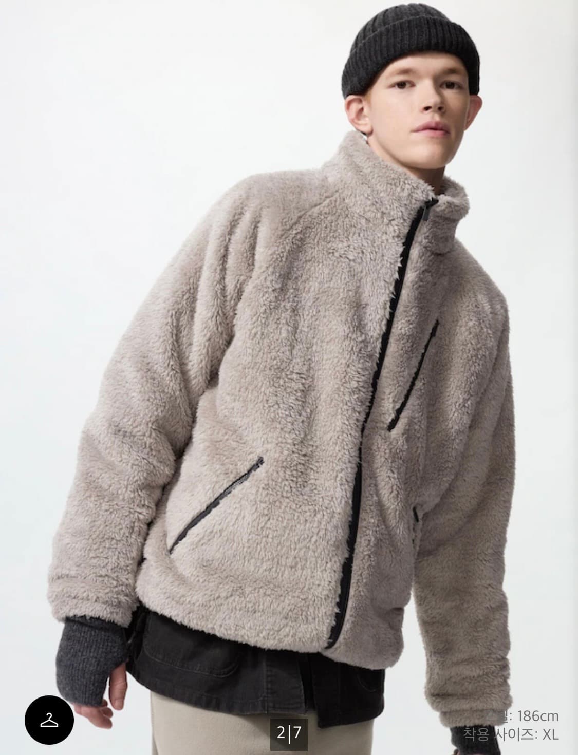 유니클로 니들스 후리스 베이지 L 상품이미지4