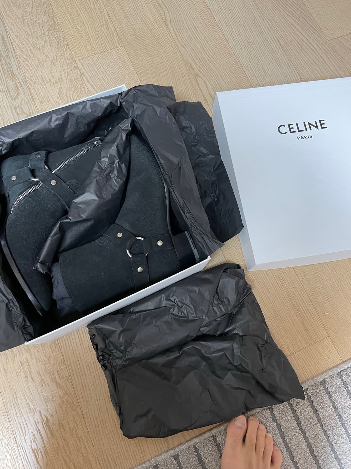 생로랑 13fw 하네스 스웨이드 부츠 42사이즈 팝니다 상품이미지8