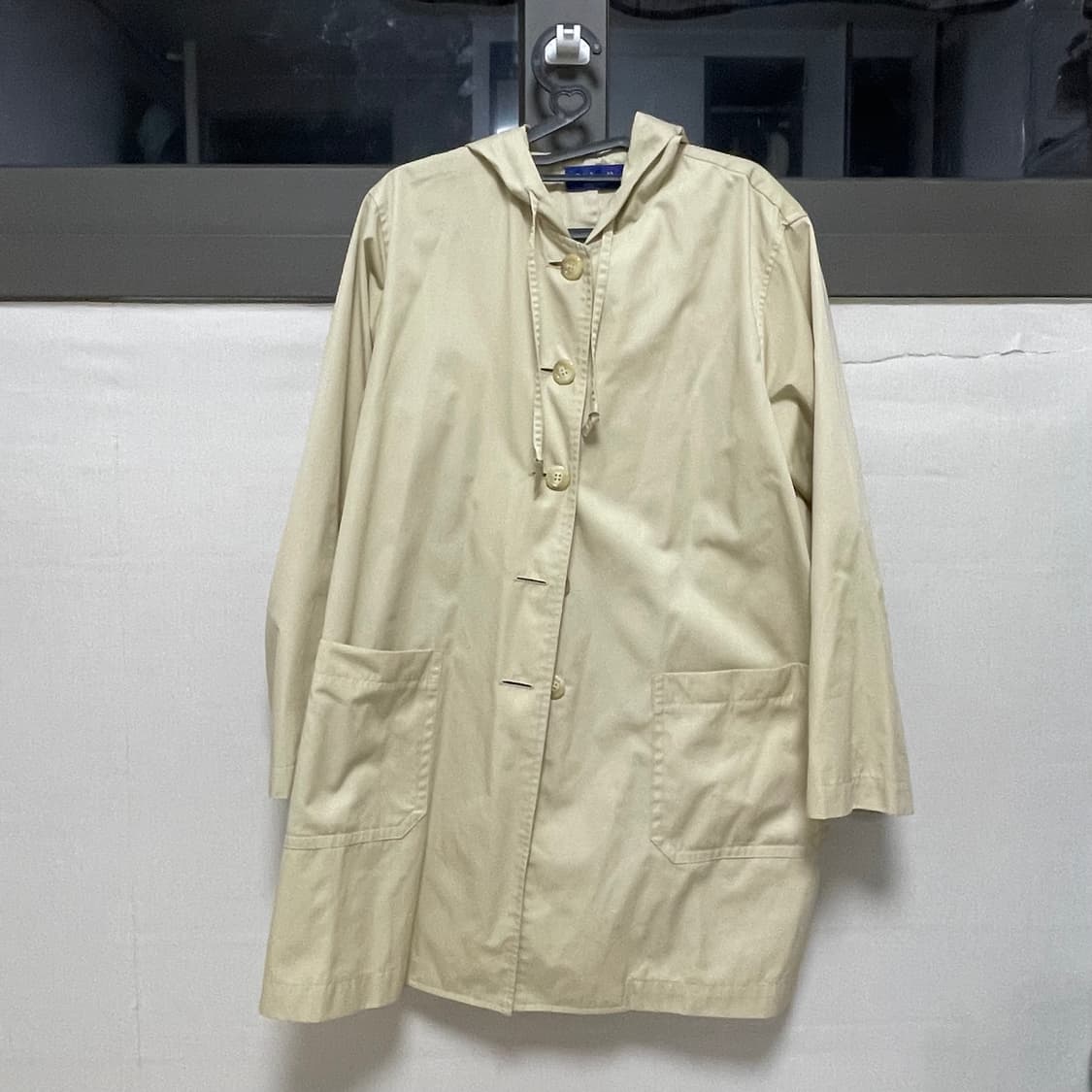 빈티지 베이지 후드 코드 상품이미지1