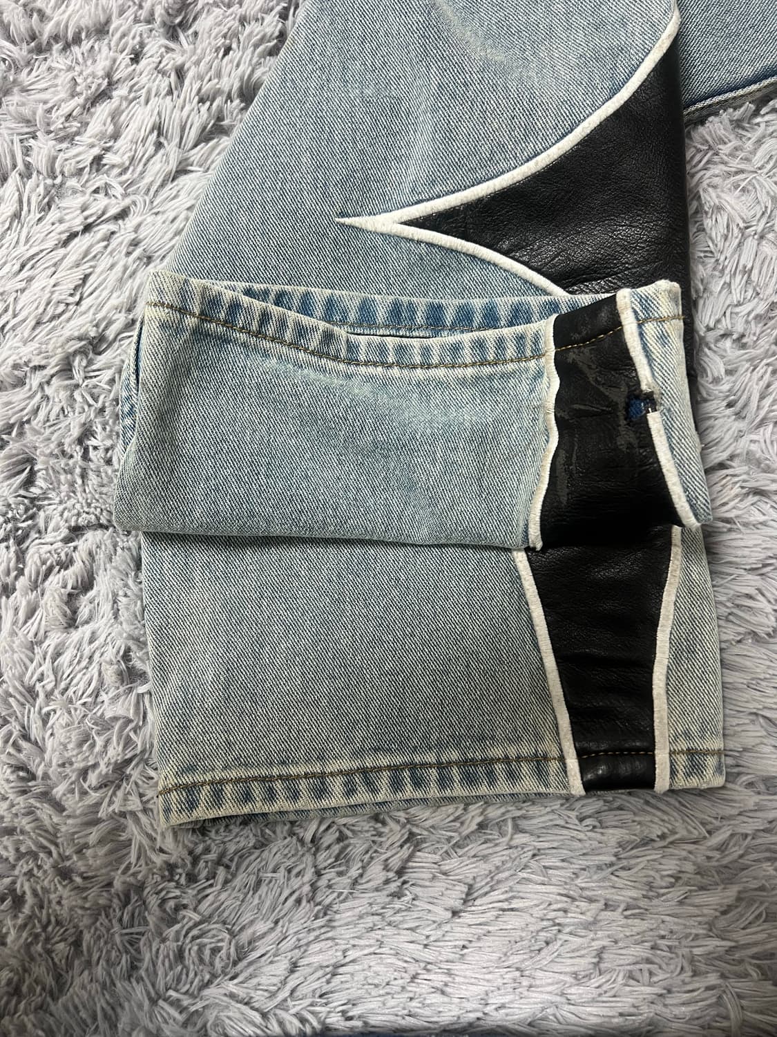 떠그클럽 초판 레더팬츠 상품이미지3