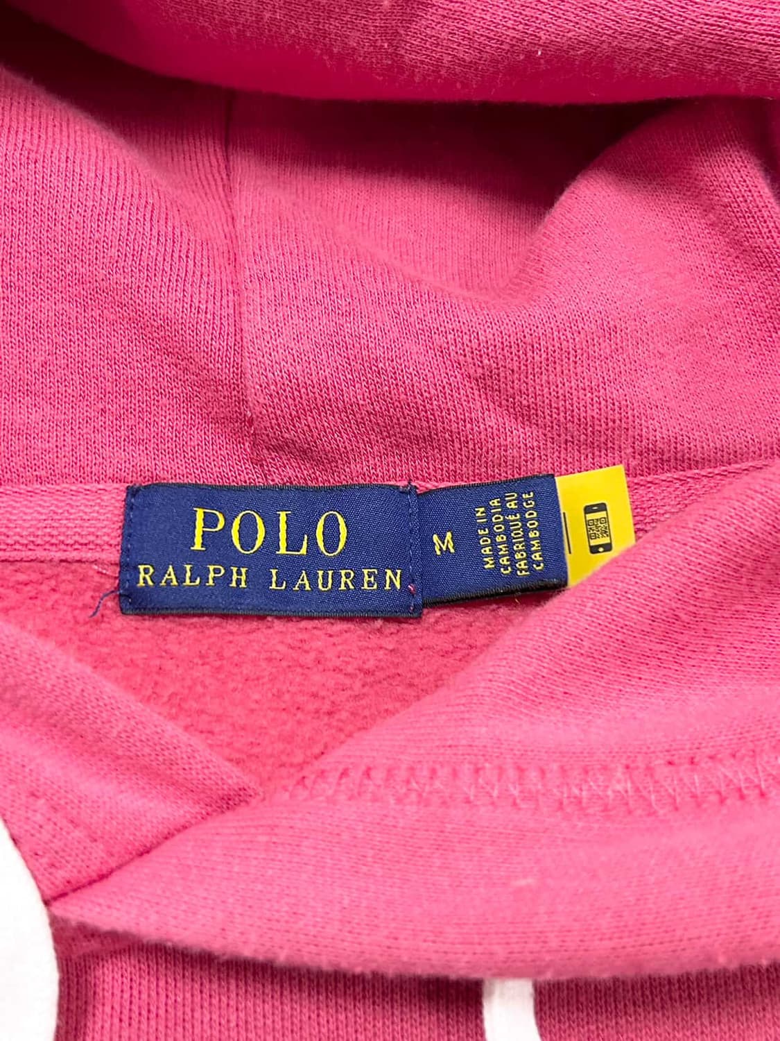 폴로 신형 빅로고 핑크 후드 상품이미지7