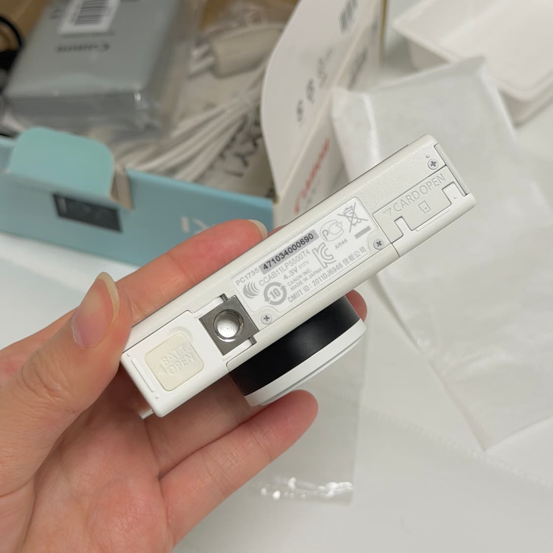 (초희귀새상품) 캐논 익서스 510hs /IXY 1 화이트 빈티지디카 상품이미지6