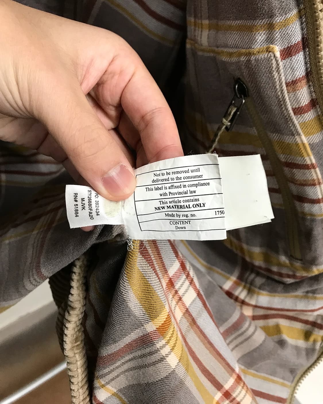 파타고니아 덕다운 코듀로이 패딩 상품이미지6