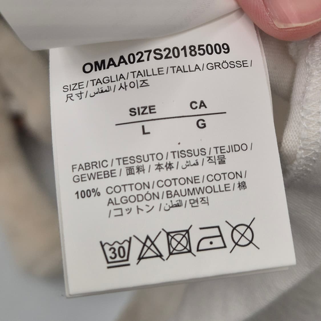 오프화이트 리틀걸 스케치 반팔티 L 상품이미지5