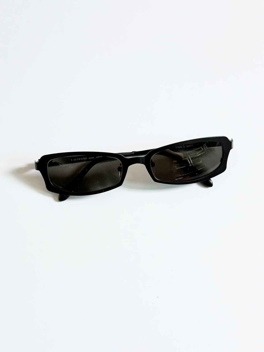 VALENTINO SONIA JAPAN 블랙 메탈 빈티지 선글라스 상품이미지2