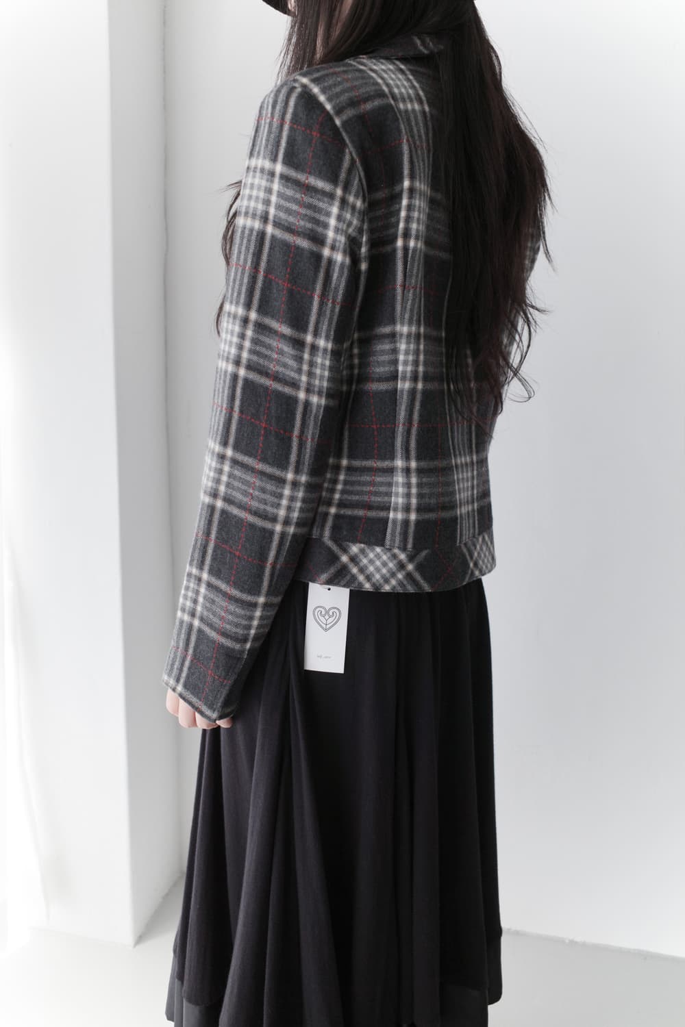 frill check jacket  상품이미지8