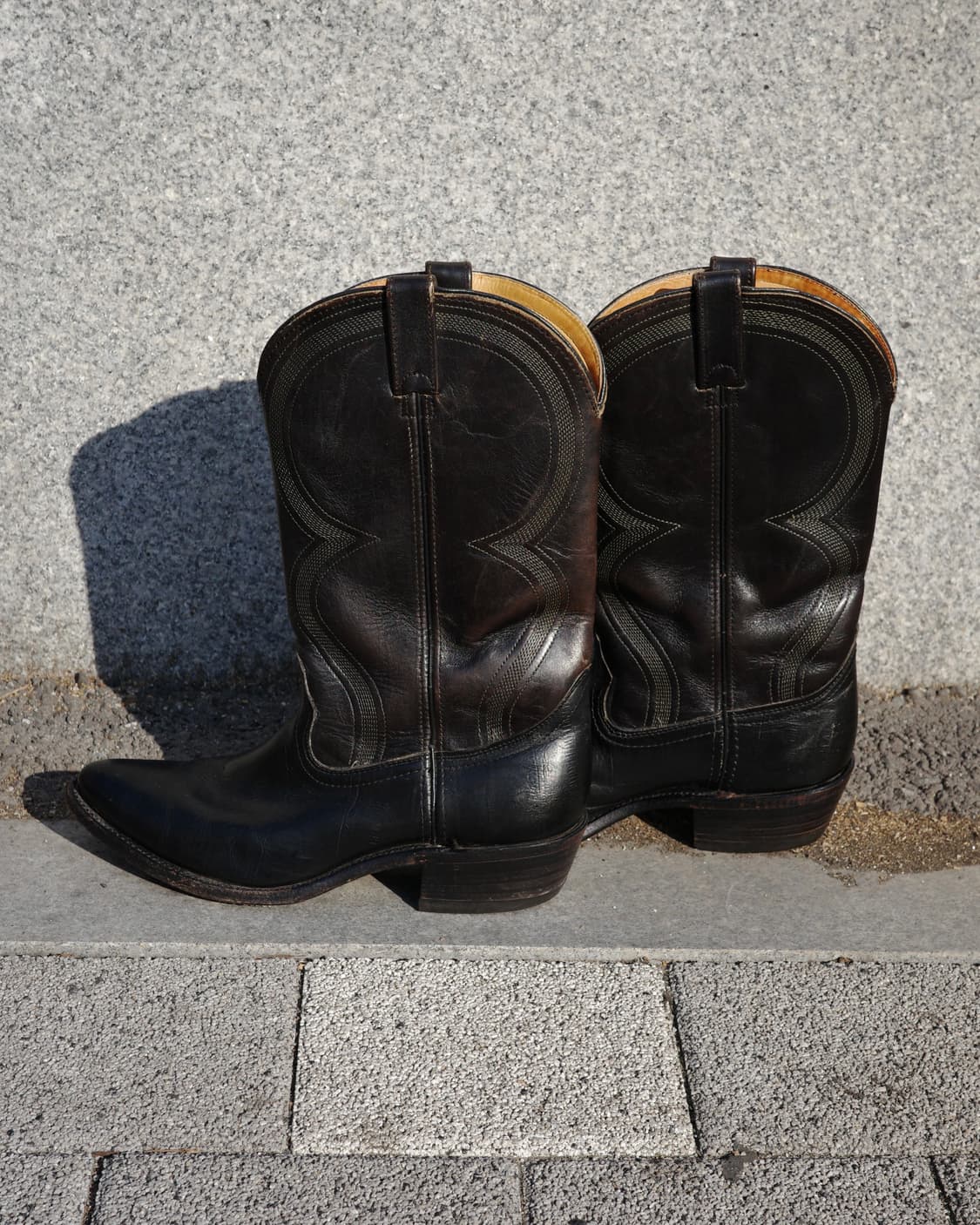 80s Double H 웨스턴 부츠 상품이미지4