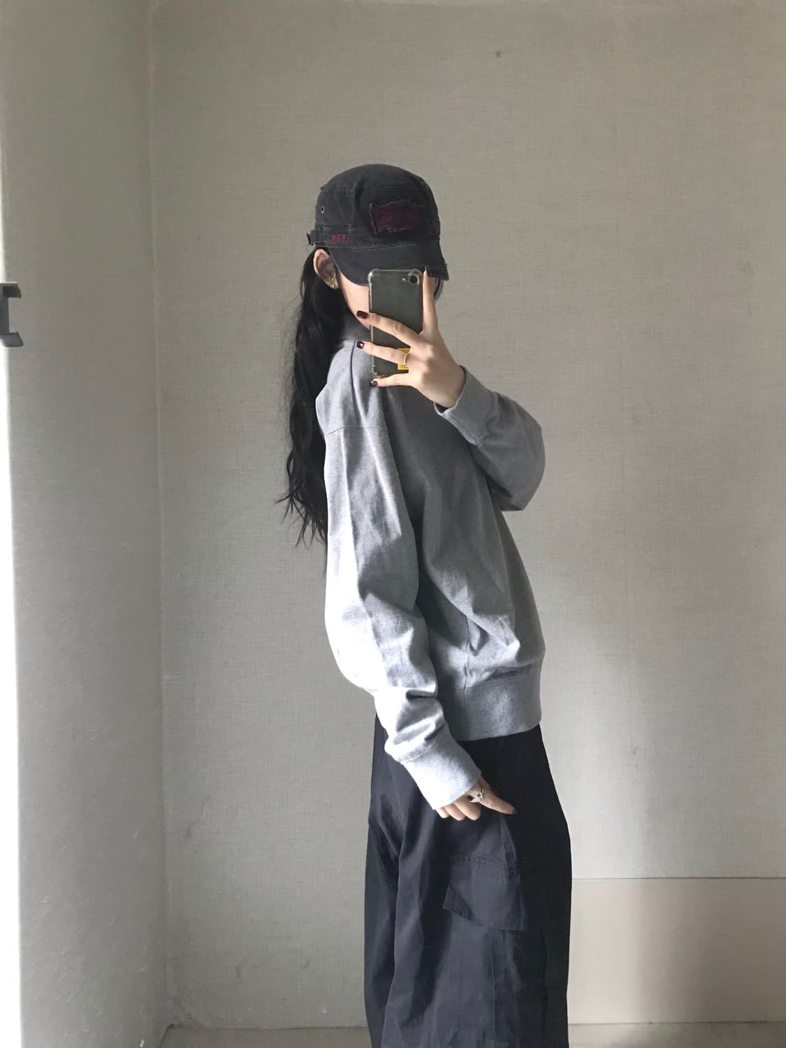 디키즈 그레이 카라 맨투맨 상품이미지5