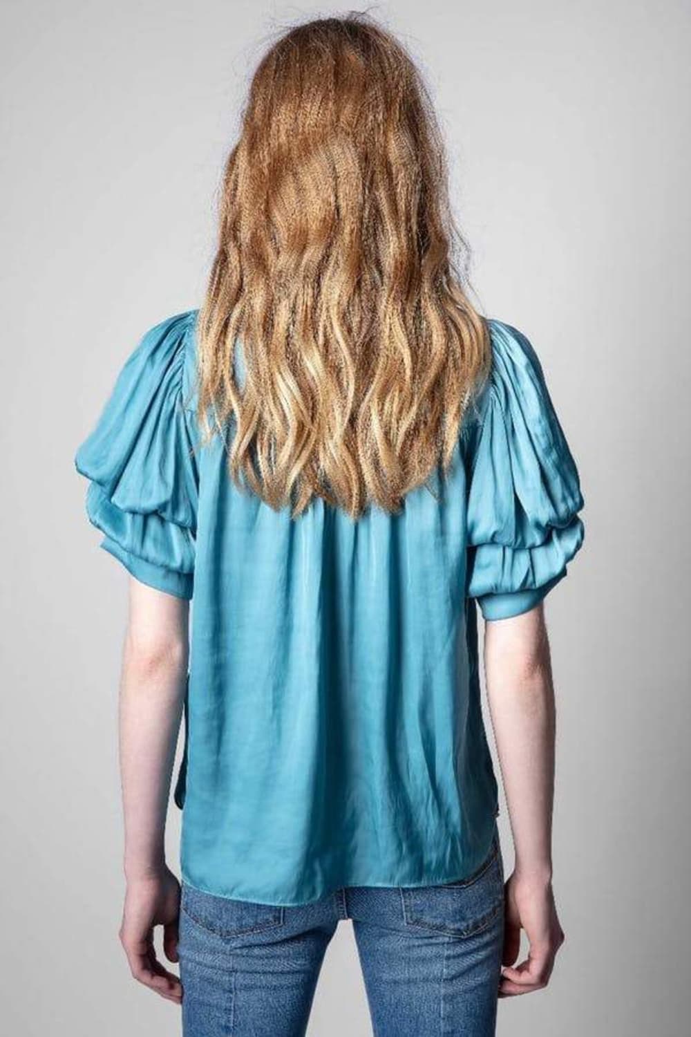 쟈딕앤볼테르 Taste 새틴 블라우스 상품이미지2