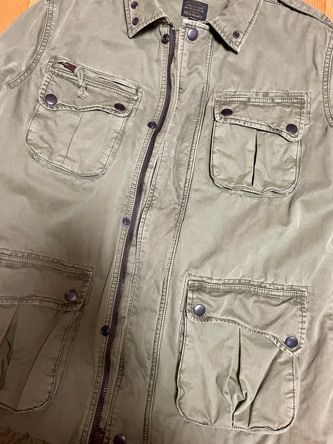 [M-100] 럭키브랜드 카키 M65 야상 자켓 상품이미지6