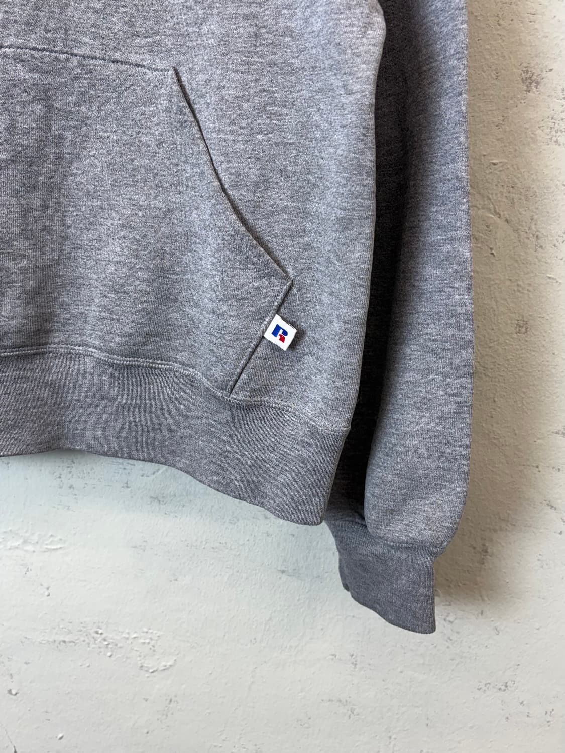러셀 빈티지 USA 무지 후드티 그레이 상품이미지3