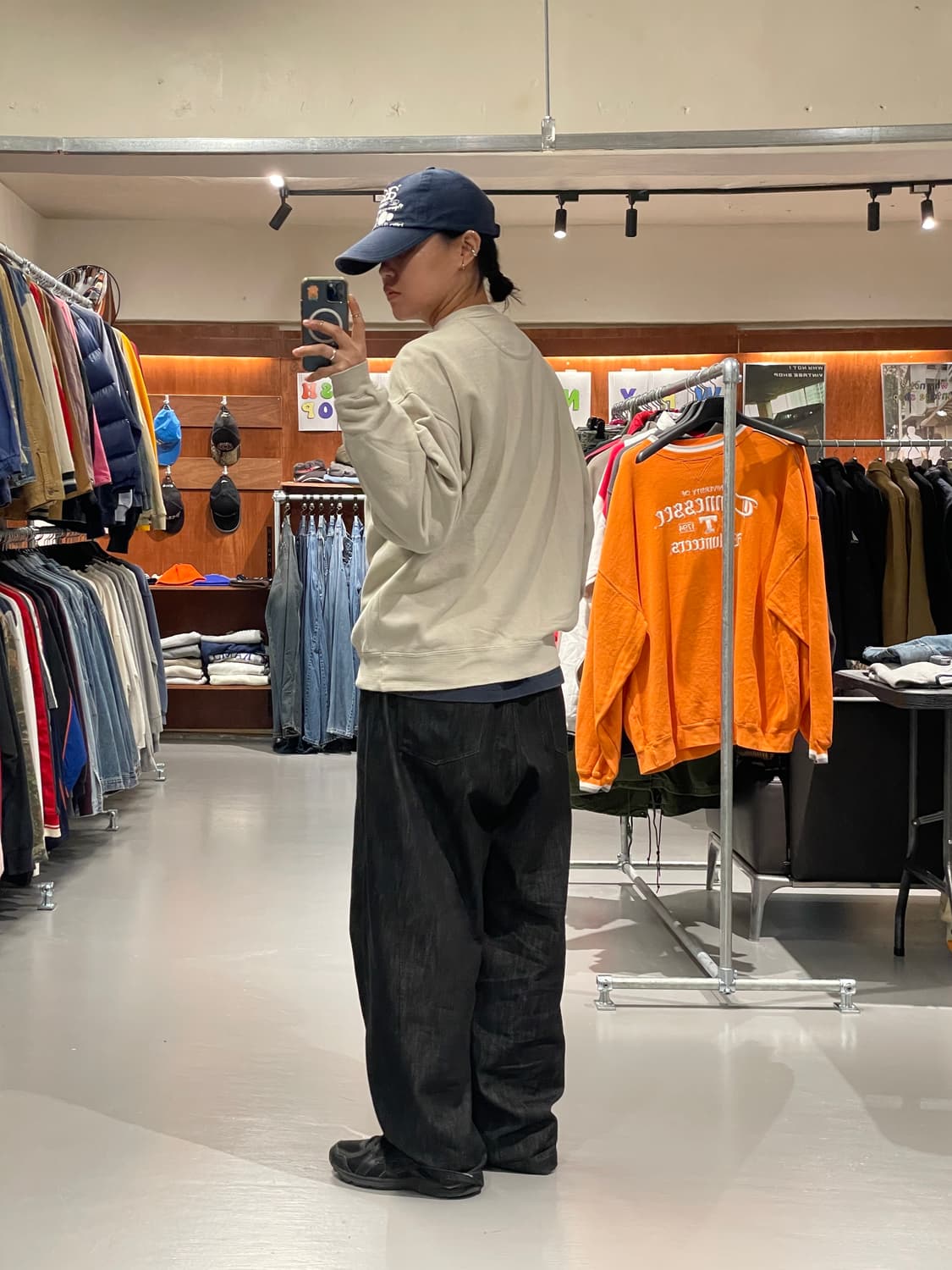 90‘s 늑대 자수 맨투맨 티셔츠   상품이미지4