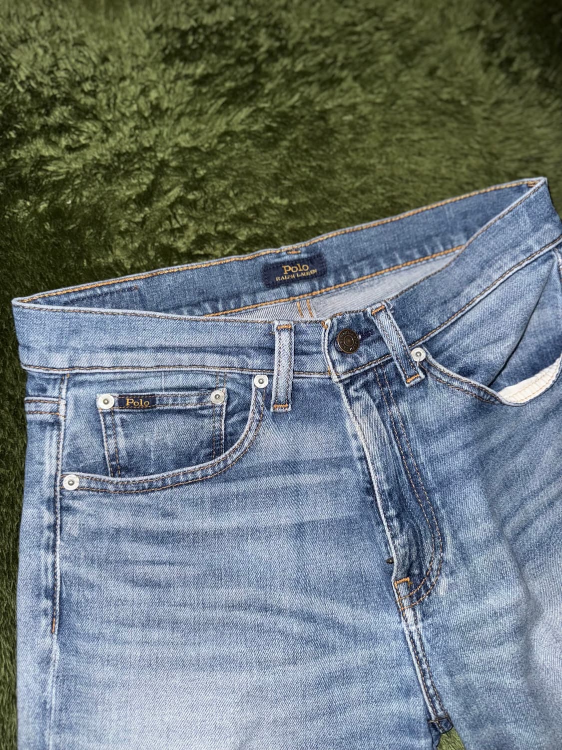[28] 폴로 랄프로렌 재팬 컷 오프 빈티지 워싱 데님 팬츠 상품이미지5