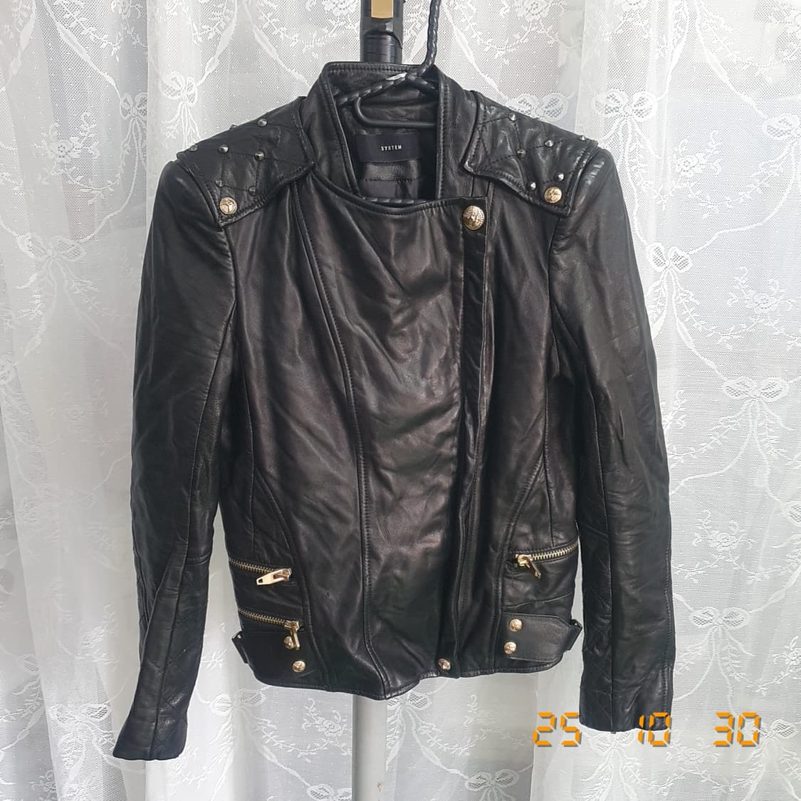 시스템 여성 양가죽자켓 88-98-165 (블랙) 상품이미지2