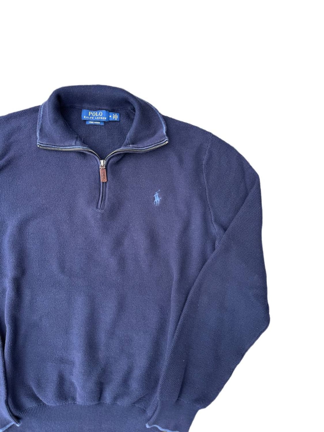 PRL quarter zip cotton sweater 상품이미지3