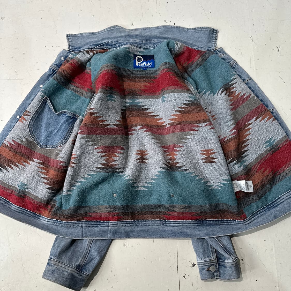 펜필드 데님 청자켓 100-105 상품이미지3