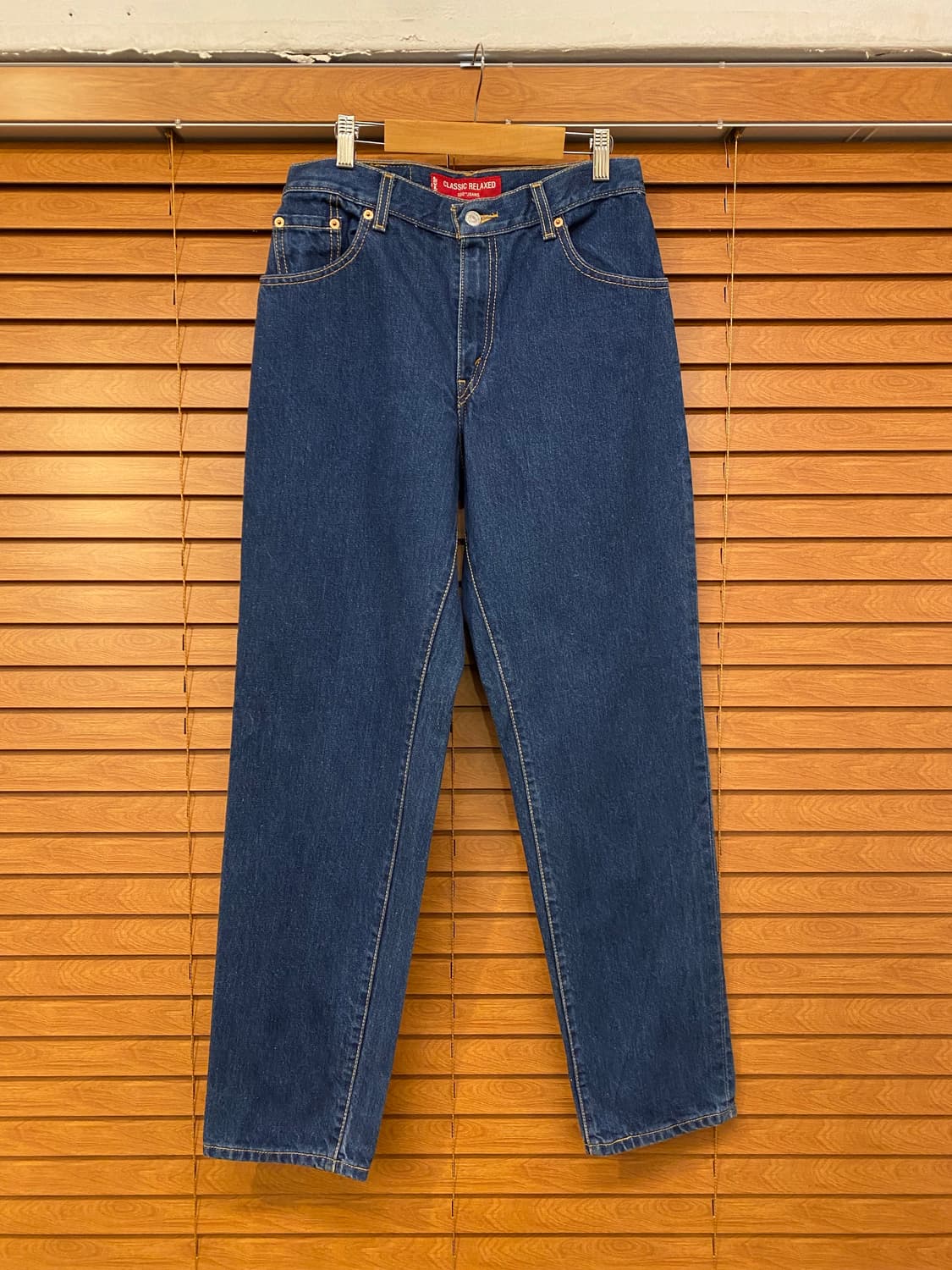 빈티지 리바이스 550 진청 테이퍼드진 상품이미지5