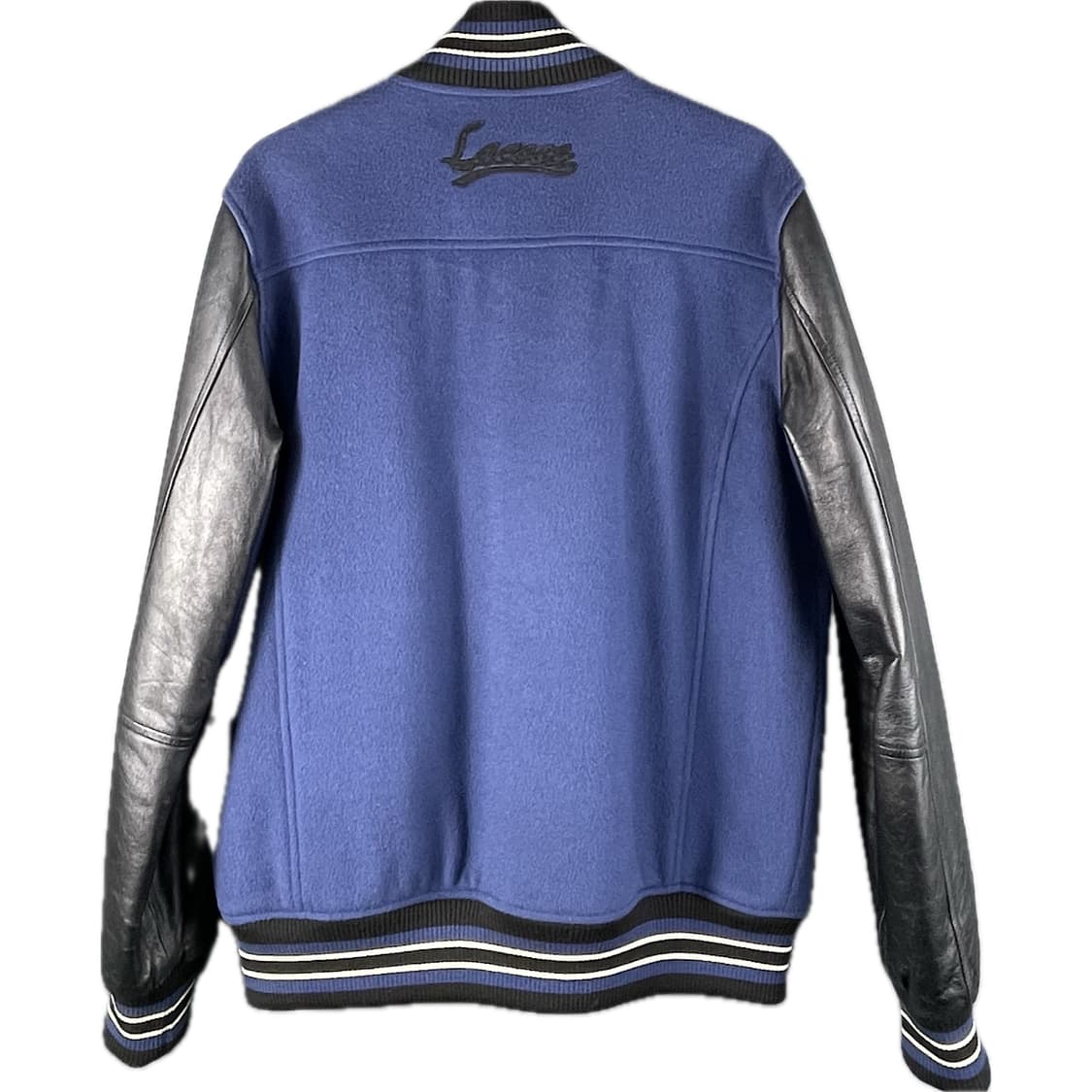[50] 라코스테 자수로고 레더 바시티 자켓 상품이미지2