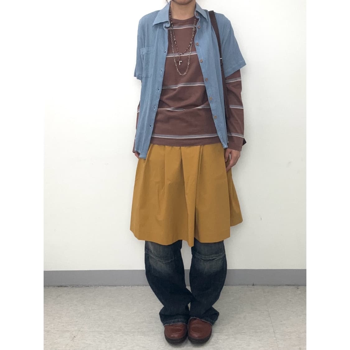 빈티지 플리츠 셔츠 상품이미지3