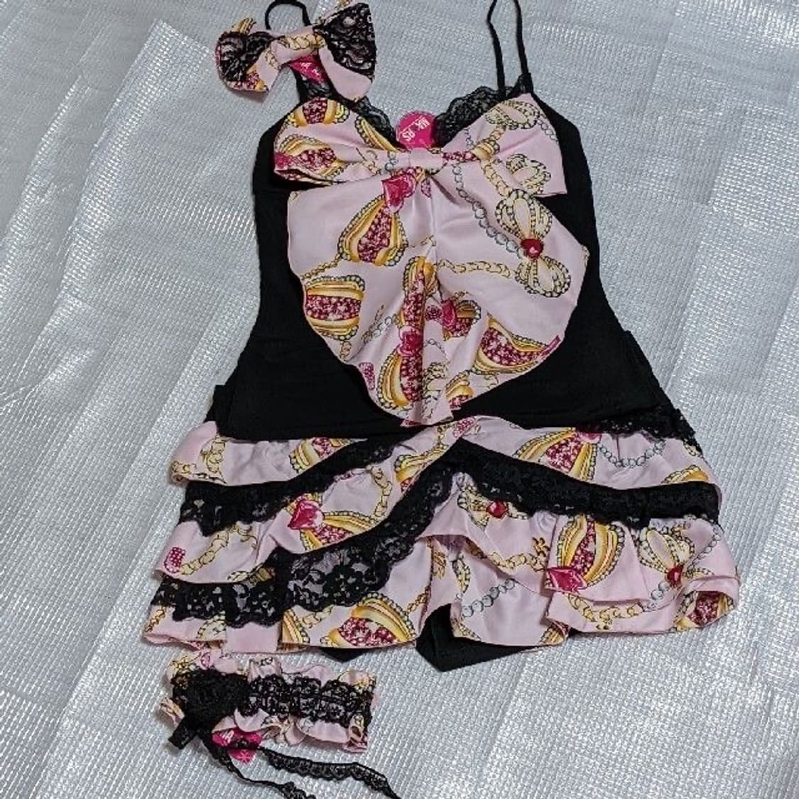 구해요) MA*RS 마즈 쥬얼 스커트, 악세 상품이미지1