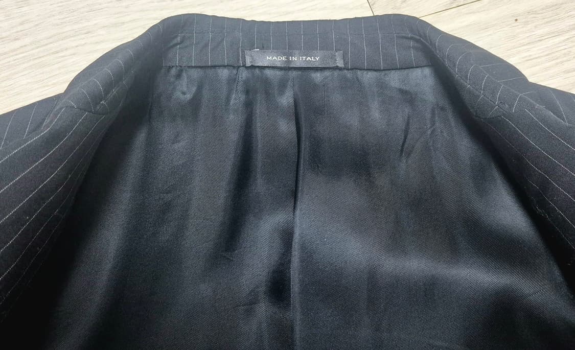 랄프로렌 블랙라벨 블랙 핀스트라이프 수트 상품이미지4