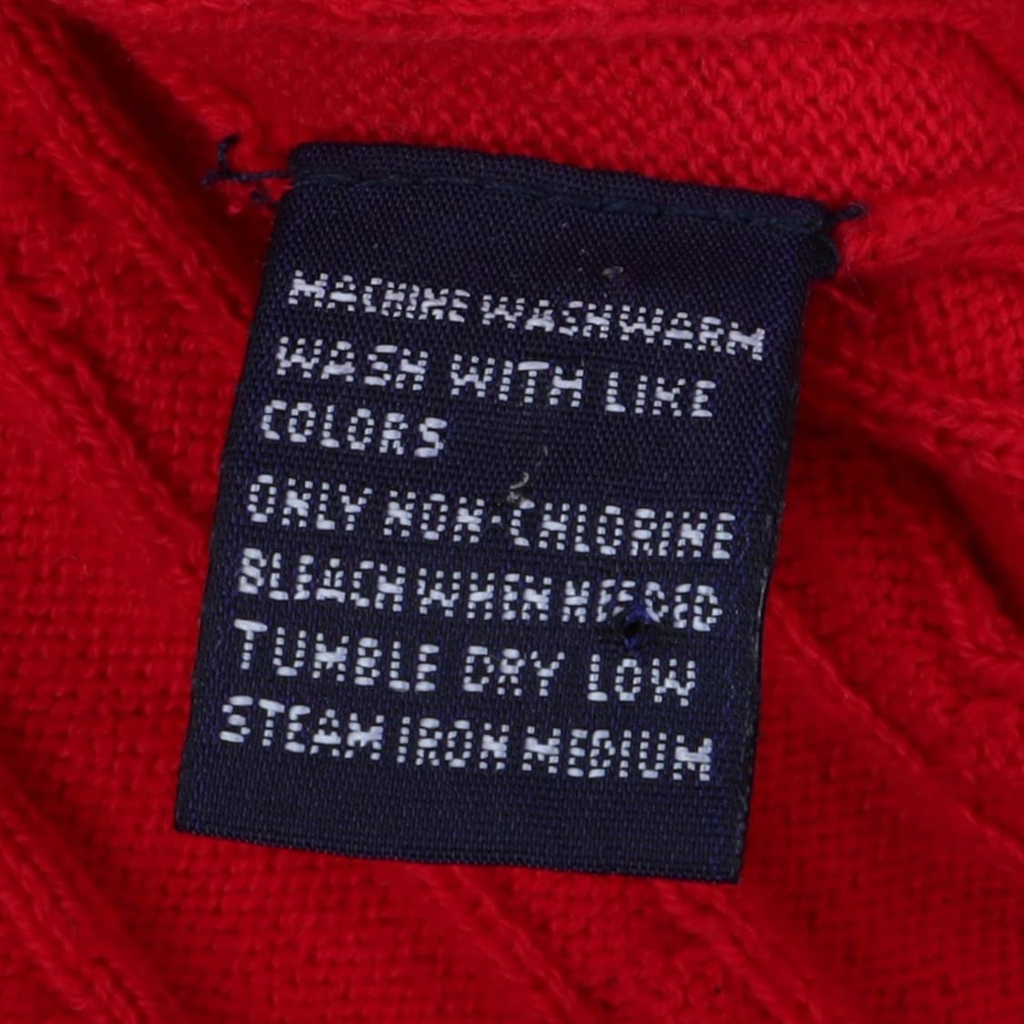 폴로 랄프로렌 우먼스 레드 케이블 니트 상품이미지9