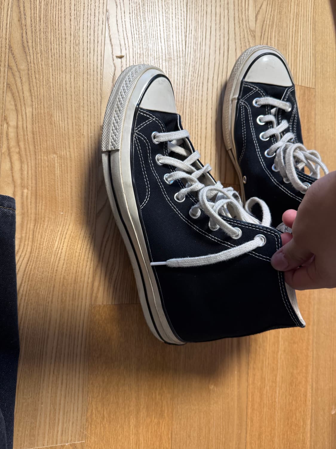 컨버스 척 70 하이 블랙 275 상품이미지4