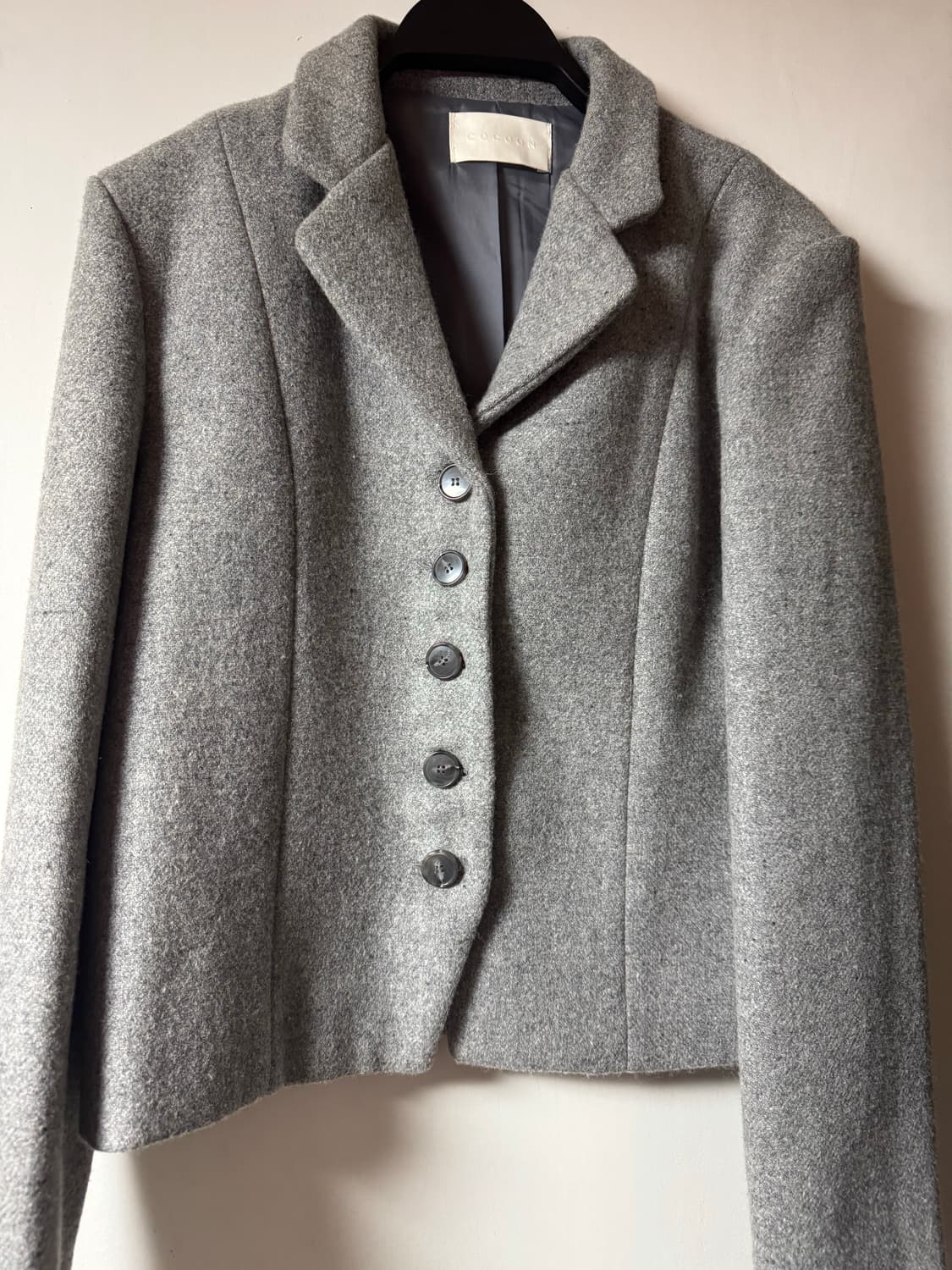 그레이 모직자켓 상품이미지1