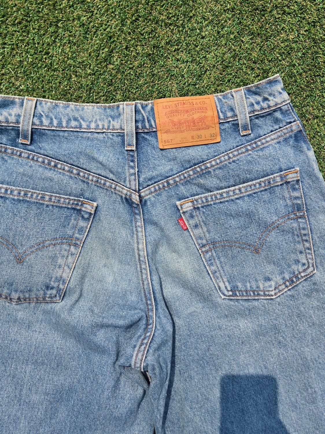 90's levi's 567 extra wide leg jeans 상품이미지4