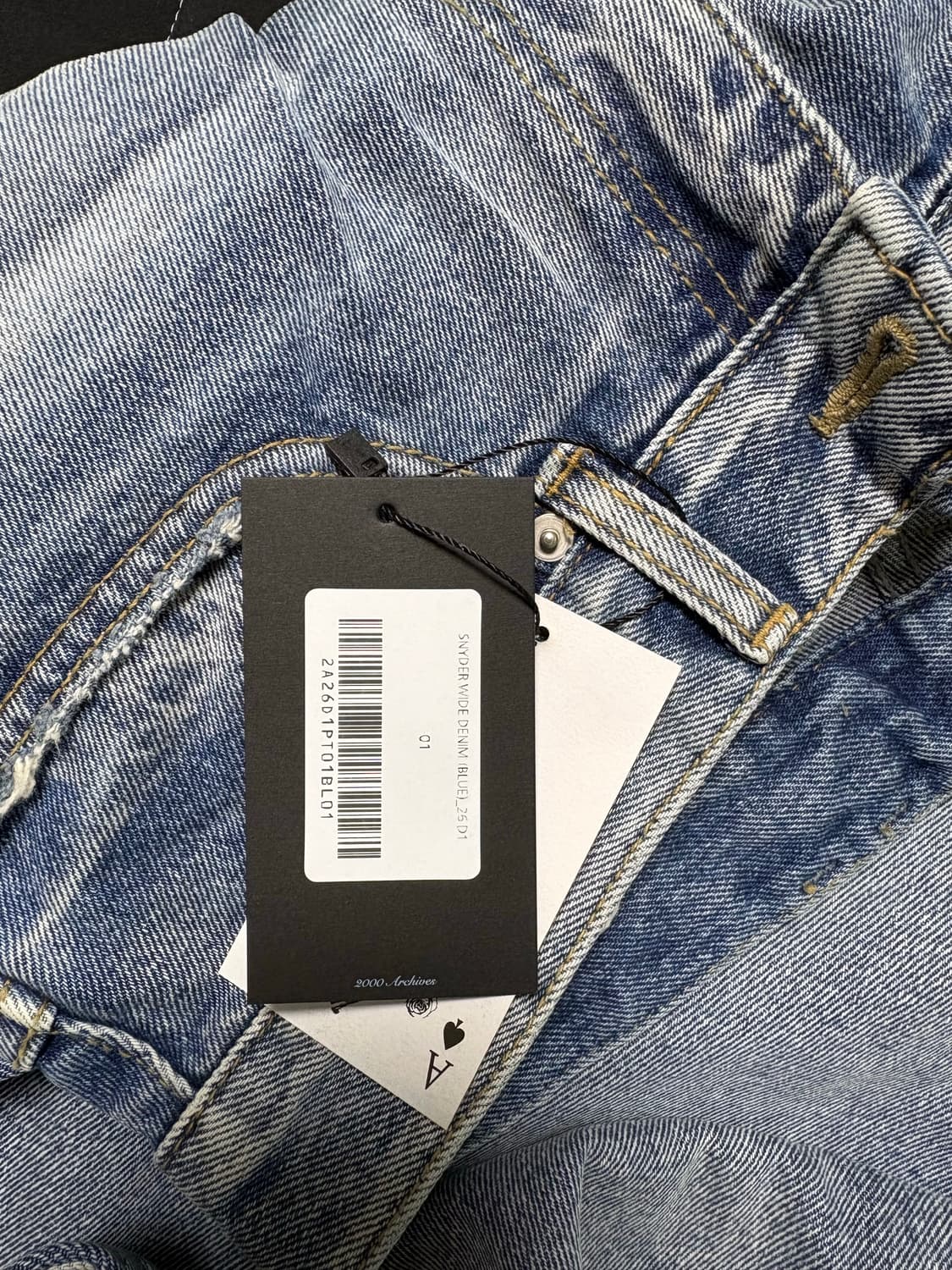 2000아카이브스  SNYDER WIDE DENIM 스나이더 데님 상품이미지5