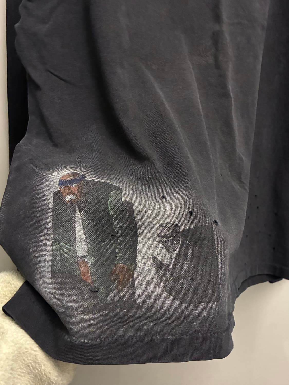 (1)핑거프레스 fh-lsv 튜블라 빈티지 롱슬리브 워시드블랙 상품이미지8