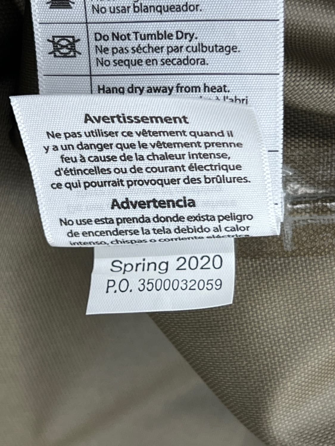 (새상품) 칼하트 카키 스톰디펜더 레인 자켓 상품이미지10