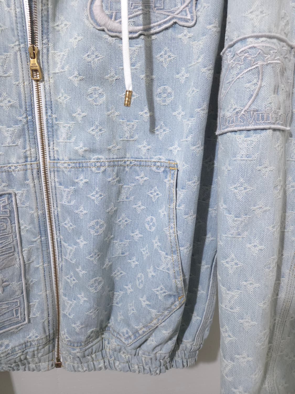 [새상품급] 루이비통 NBA 모노그램 청자켓 48Size 상품이미지4