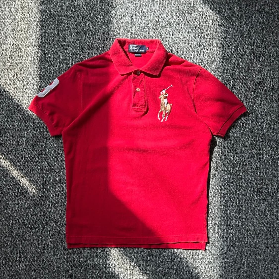 폴로 랄프로렌 빅포니 레드 반팔 PK  상품이미지1
