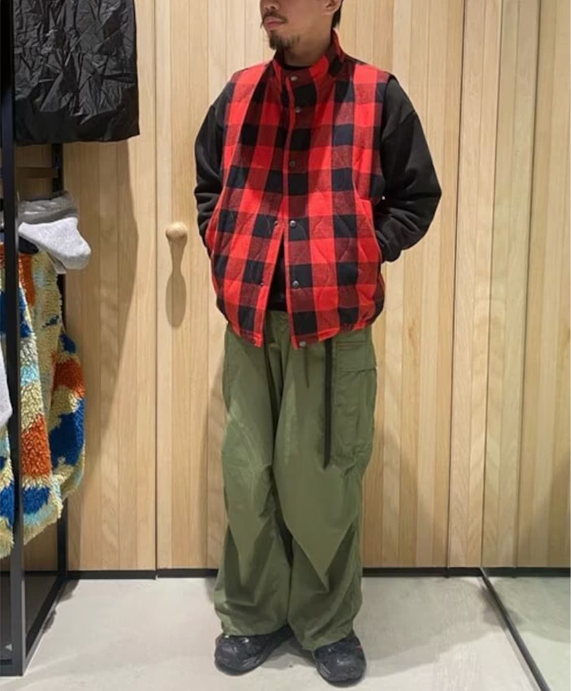 FROST PROOF X 저널스탠다드 버팔로체크 베스트 - M 상품이미지2