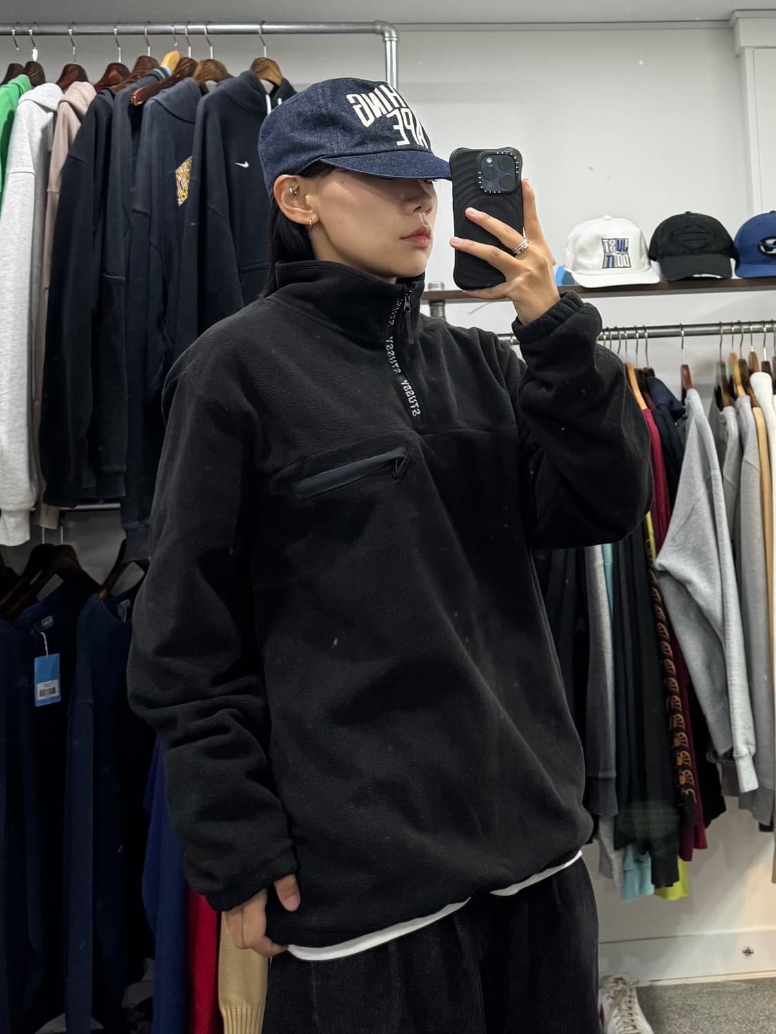 스투시 플리스 하프 집 업 상품이미지8