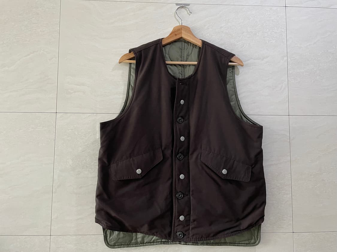 Swellmob / 아메카지 퀼팅 베스트, 남성조끼 상품이미지5