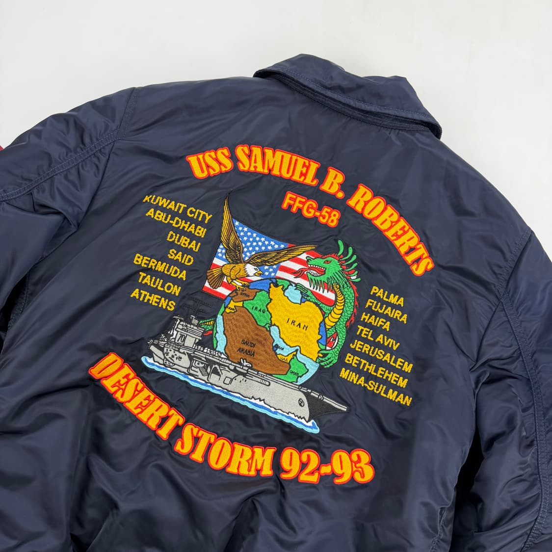 알파인더스트리 미공군 cwu-45/p 자켓 네이비 상품이미지7