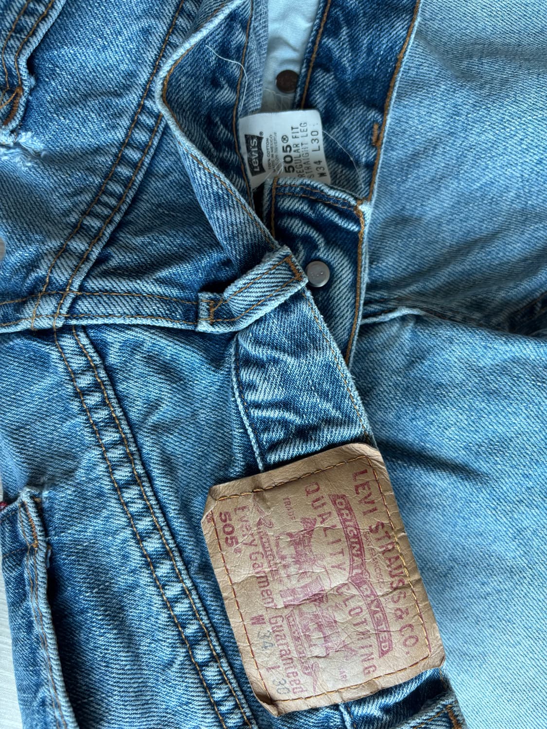 Vintage levis 505 34x30 상품이미지3