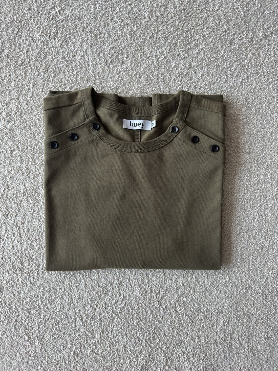 [Size:01] Huey DOUBLE SIDE BUTTON HENRY 상품이미지4