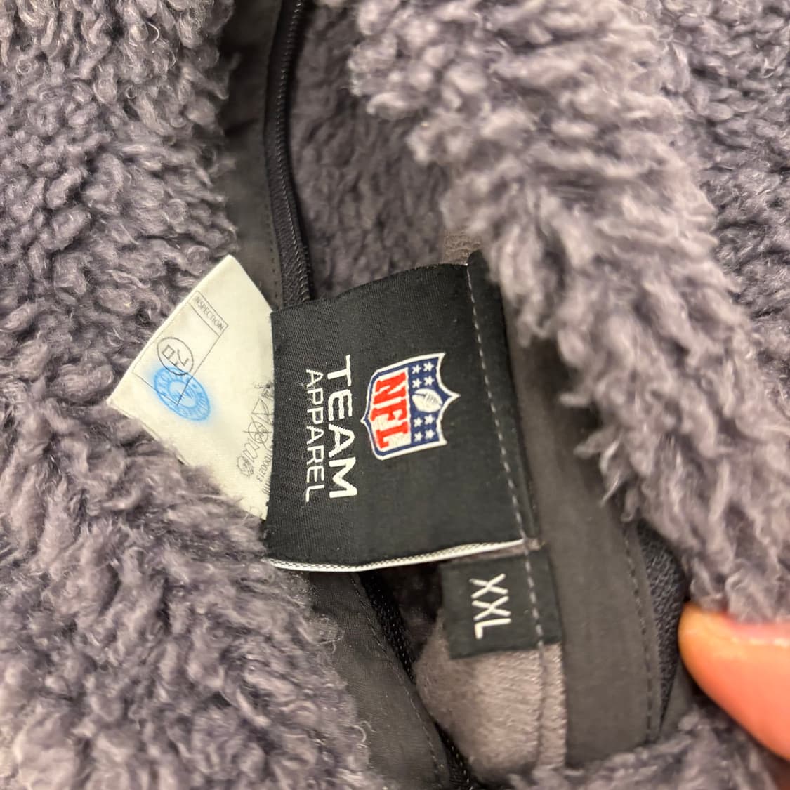 NFL 빅로고 리버시블 플리스 패딩 상품이미지5