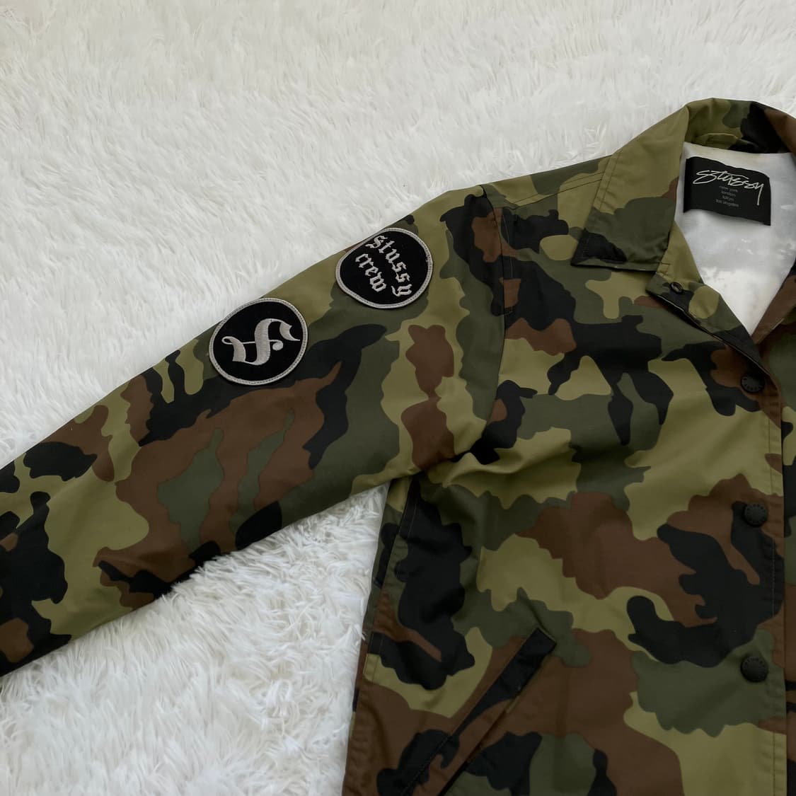 스투시 밀리터리 올 패치 자켓 944 y2k 스트릿 갸루 펑키 일본빈티지 상품이미지3