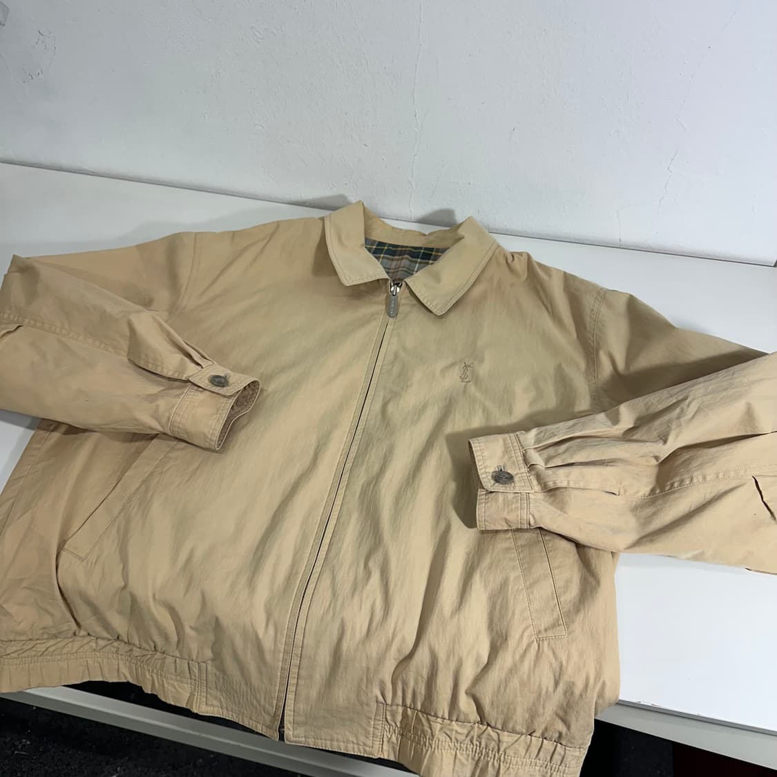 100 YSL 입생로랑 베이지 스윙탑 자켓 상품이미지1