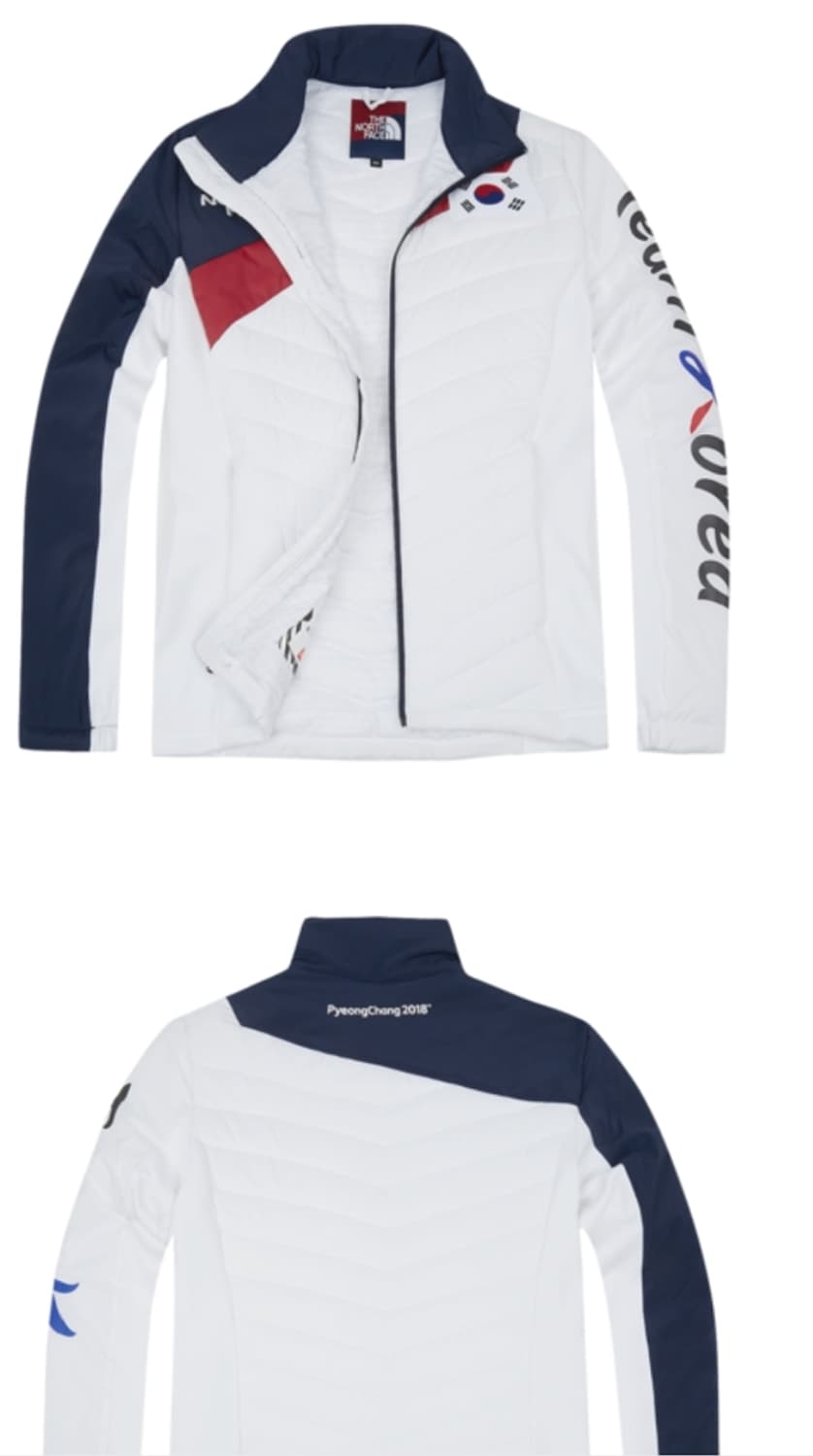 노스페이스. 평창 국대 유니폼 경량패딩 상품이미지2