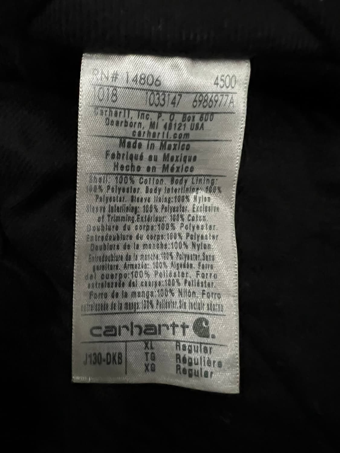 (XL) 칼하트 덕 액티브 후드자켓 J130 DKB 다크브라운 상품이미지5