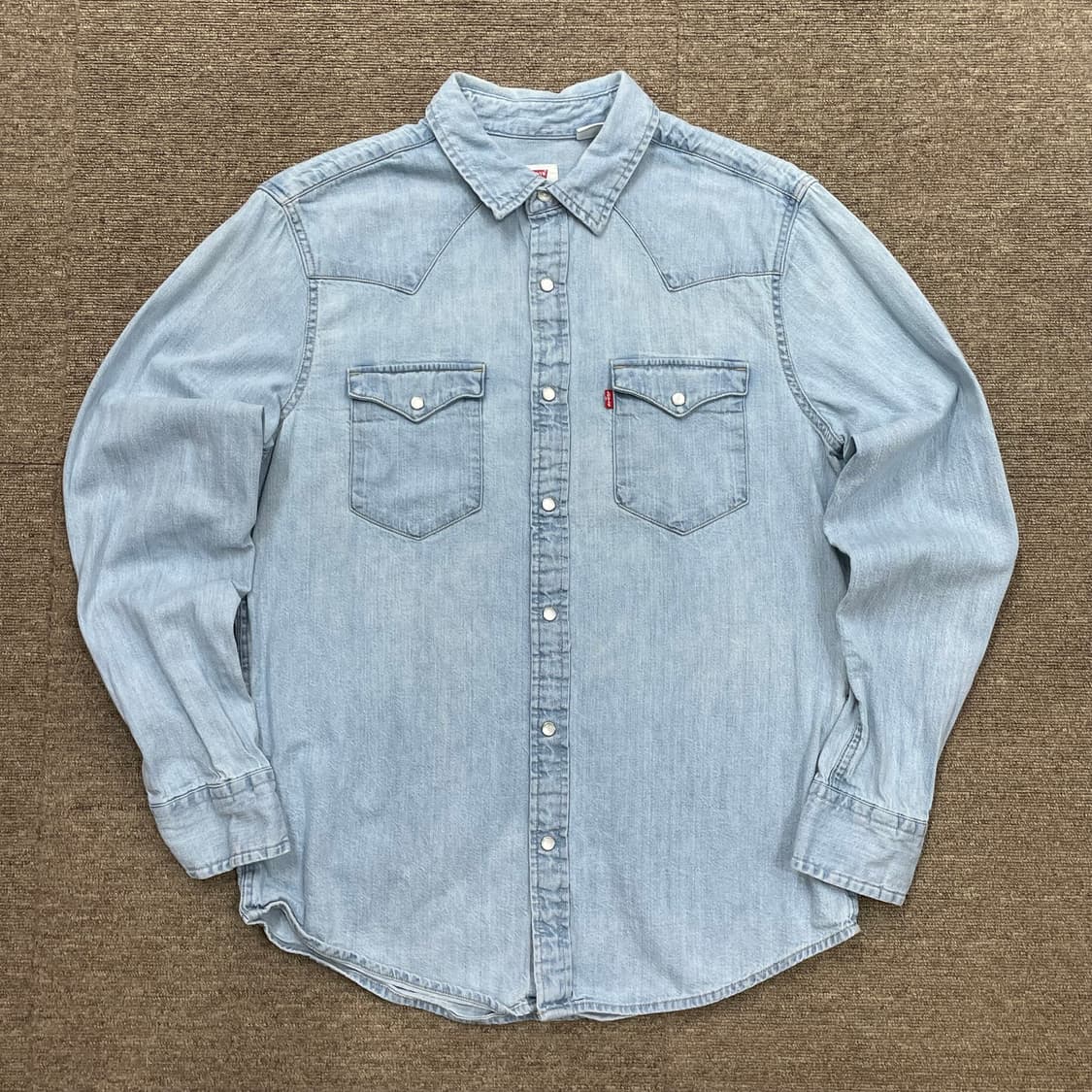 (M) Levi's 리바이스 웨스턴 데님 셔츠 상품이미지4